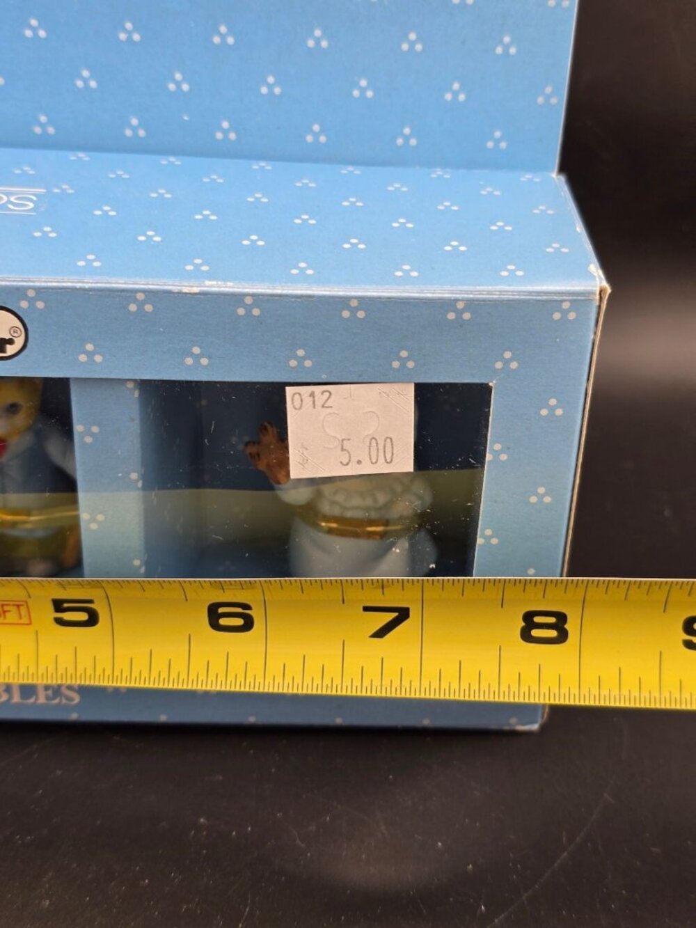 NIB Vintage Kitty Cucumber Collectible Victorian Cat Thimbles Set/3 I992 - Picture 11 of 12